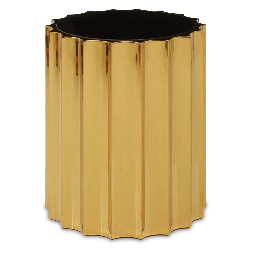 Luxury Black Titanium Glass Table