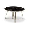 Sculptural Black Marble Coffee Table