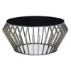 Sculptural Silver Coffee Table