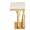 Luxury Marble Gold Side Table
