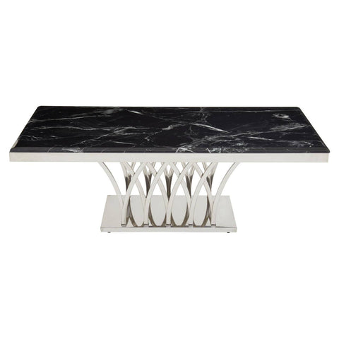Marble Silver Coffee Table