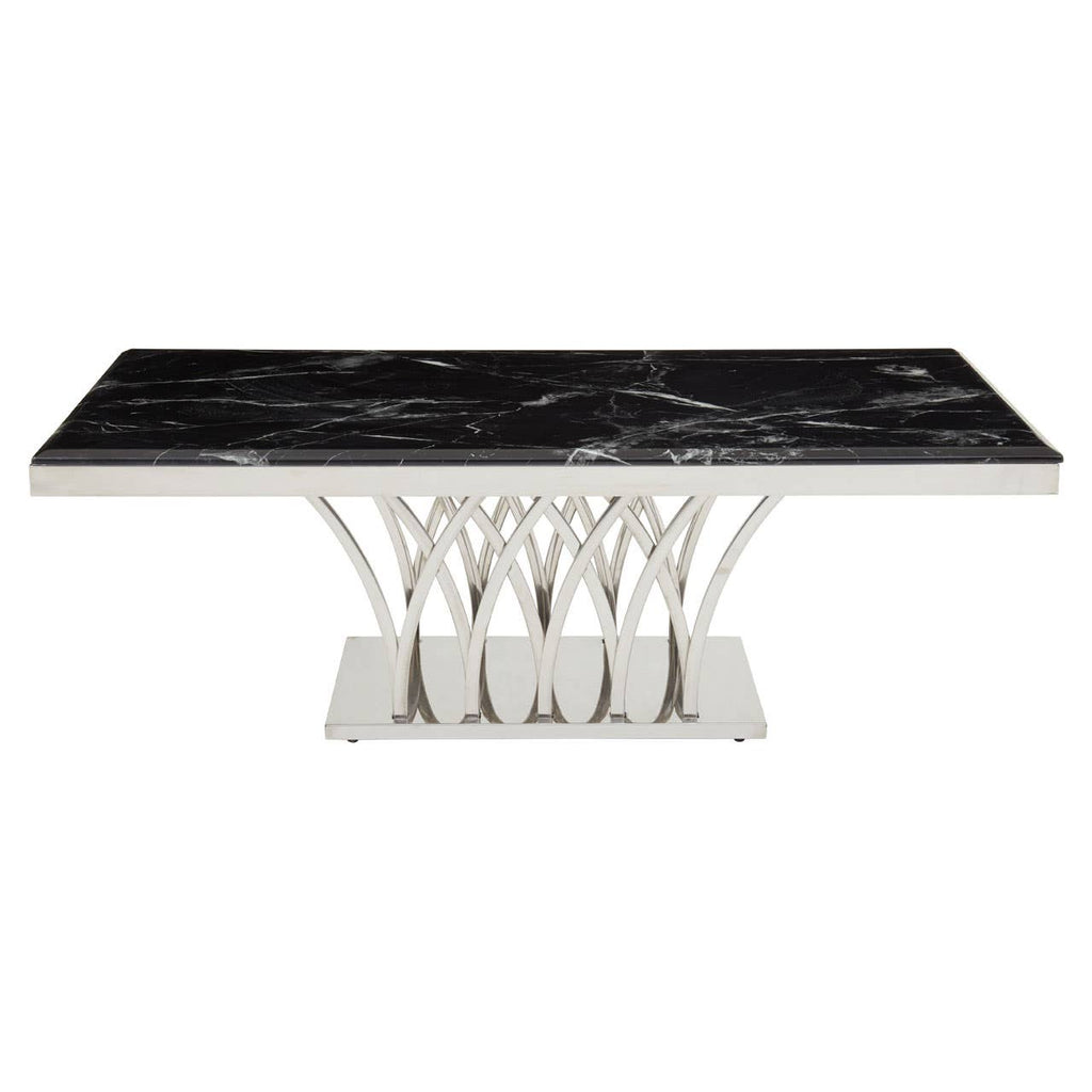 Marble Silver Coffee Table