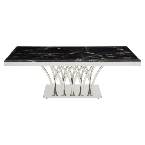 Marble Silver Coffee Table