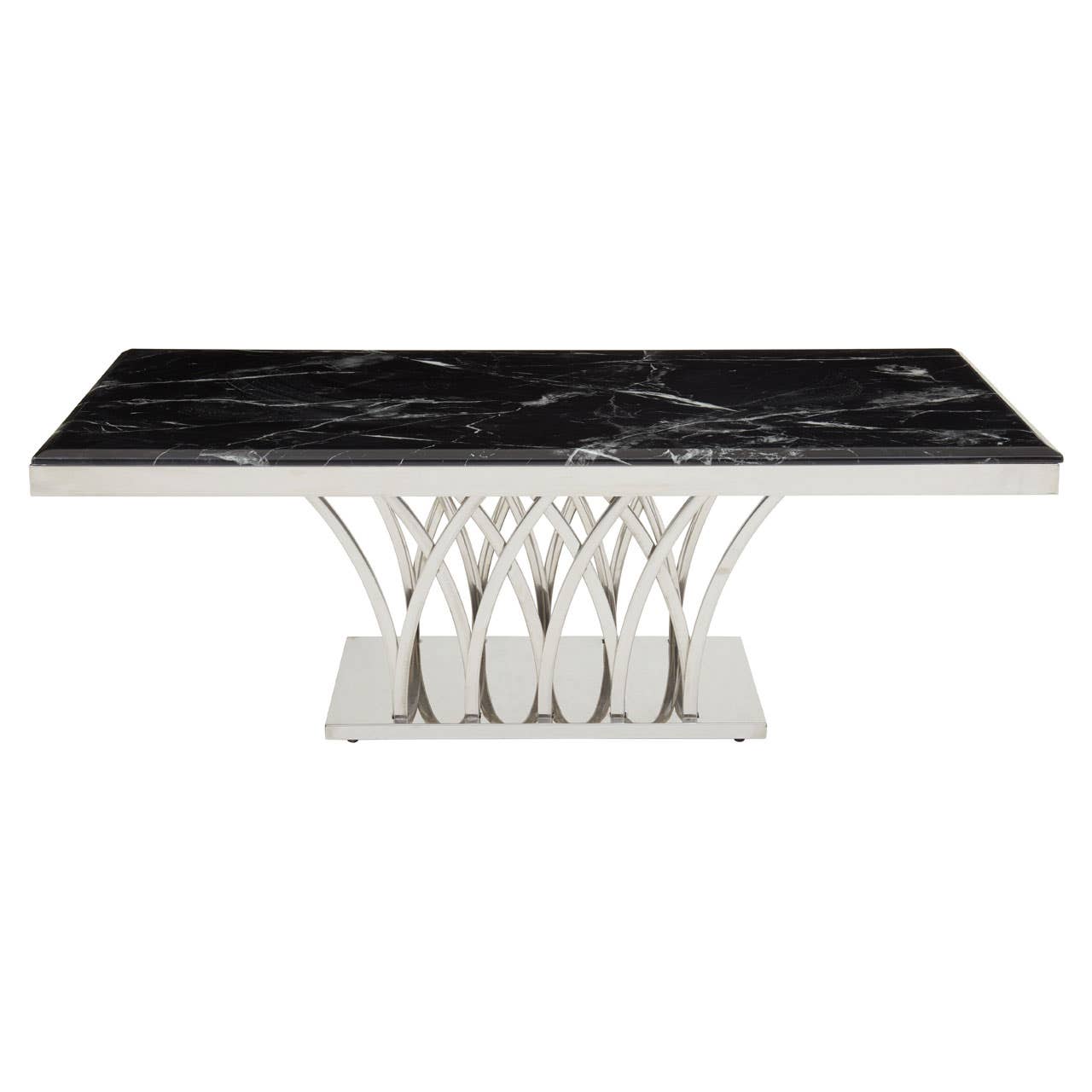 Marble Silver Coffee Table