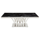 Marble Silver Coffee Table