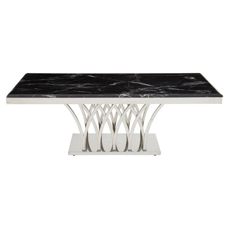 Marble Silver Coffee Table