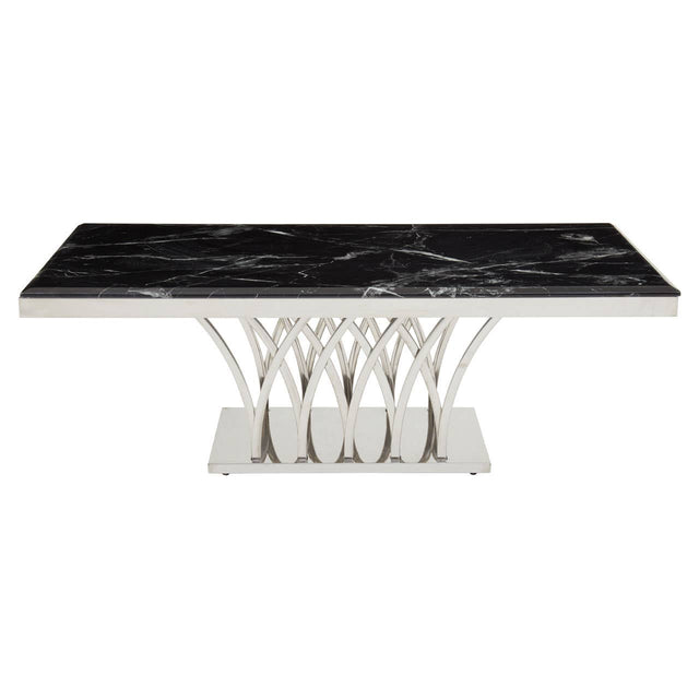 Marble Silver Coffee Table