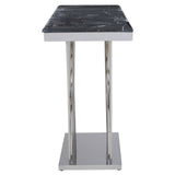 Title Luxe Marble Silver Console