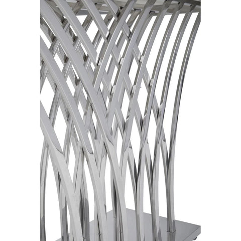 Title Luxe Marble Silver Console