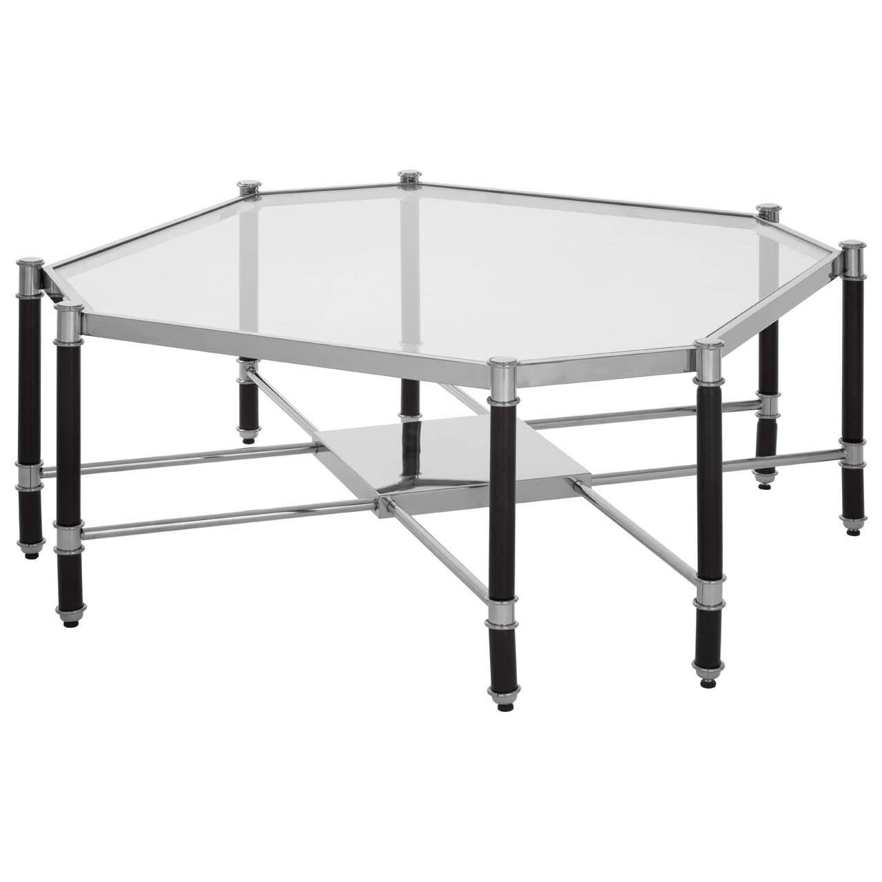 Mirrored Steel Coffee Table