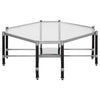 Mirrored Steel Coffee Table