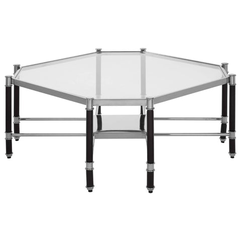 Mirrored Steel Coffee Table