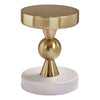Golden Ivory Modern Side Table