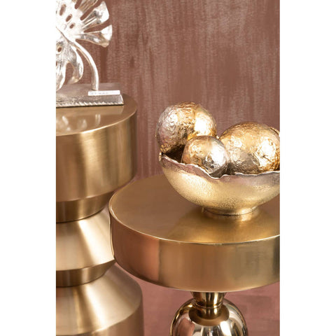 Golden Ivory Modern Side Table