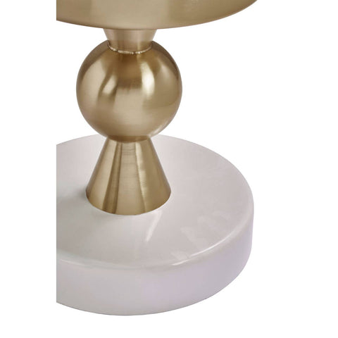 Golden Ivory Modern Side Table