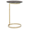 Elegant Black Marble Glass Table