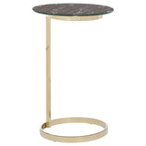 Elegant Black Marble Glass Table