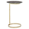 Elegant Black Marble Glass Table
