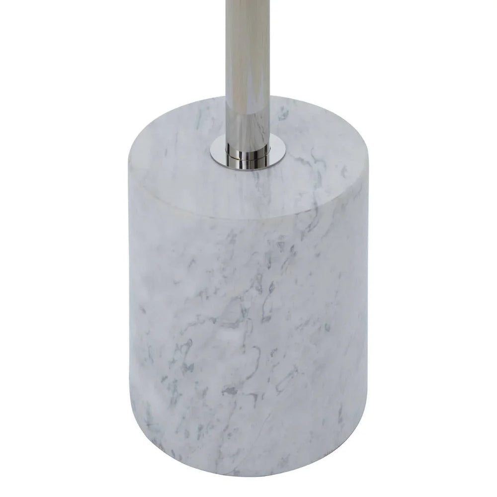 Silver Marble End Table