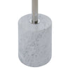 Silver Marble End Table