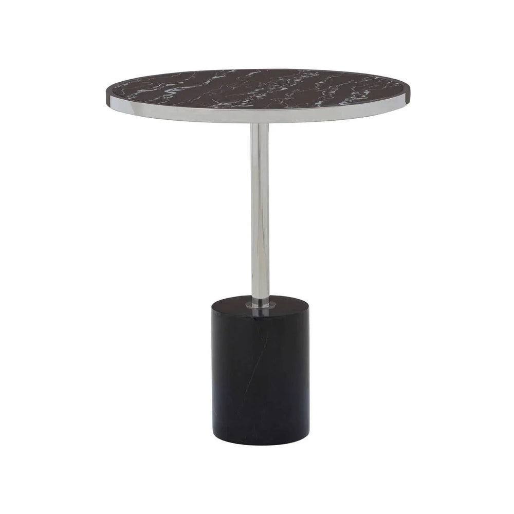 Marble Chrome End Table