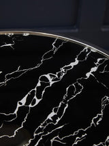 Marble Chrome End Table