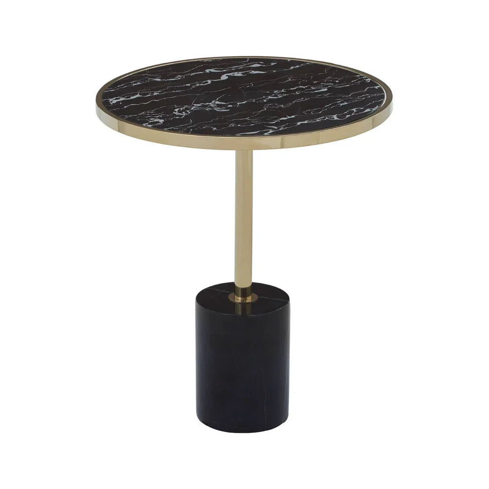 Luxury Marble Gold End Table