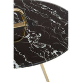 Golden Marble End Table
