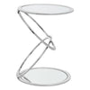 Glass Sledge End Table