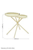 Metallic Modern Side Table