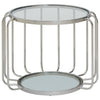 Elegant Steel & Glass Side