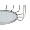 Elegant Steel & Glass Side