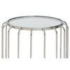 Elegant Steel & Glass Side