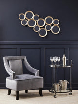 Elegant Chrome Serving Trolley