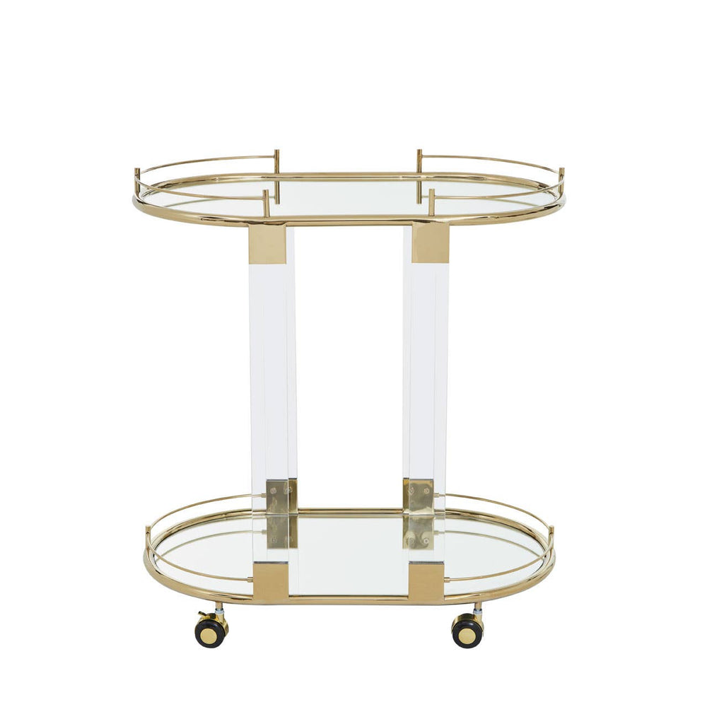 Luxe Gold Drinks Trolley
