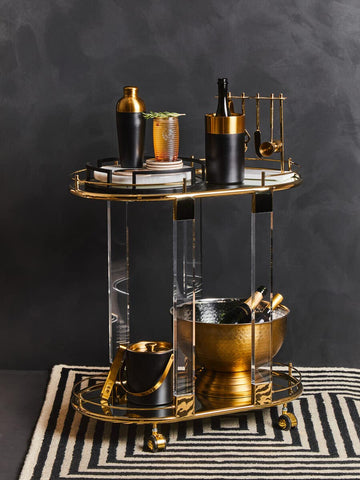 Luxe Gold Drinks Trolley