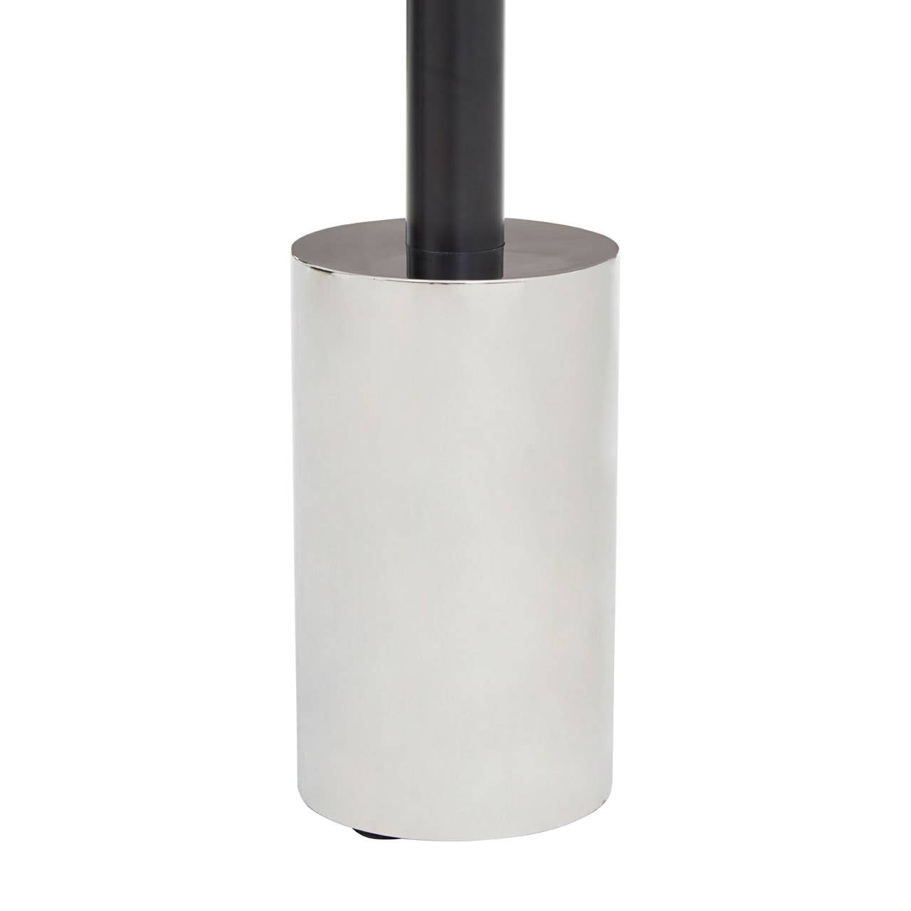 Silver Base Glass End Table