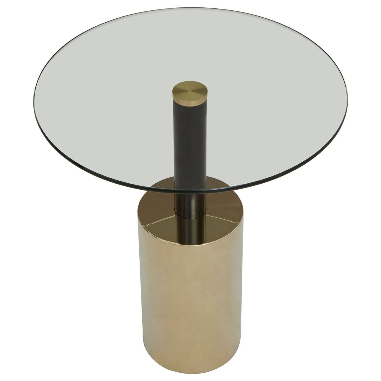 Elegant Glass & Gold End