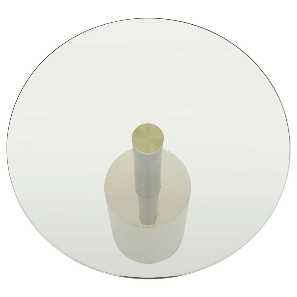 Elegant Glass & Gold End