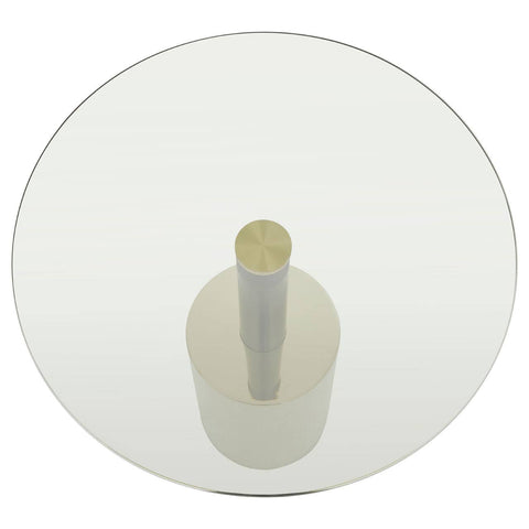Elegant Glass & Gold End