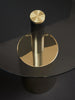 Elegant Glass & Gold End