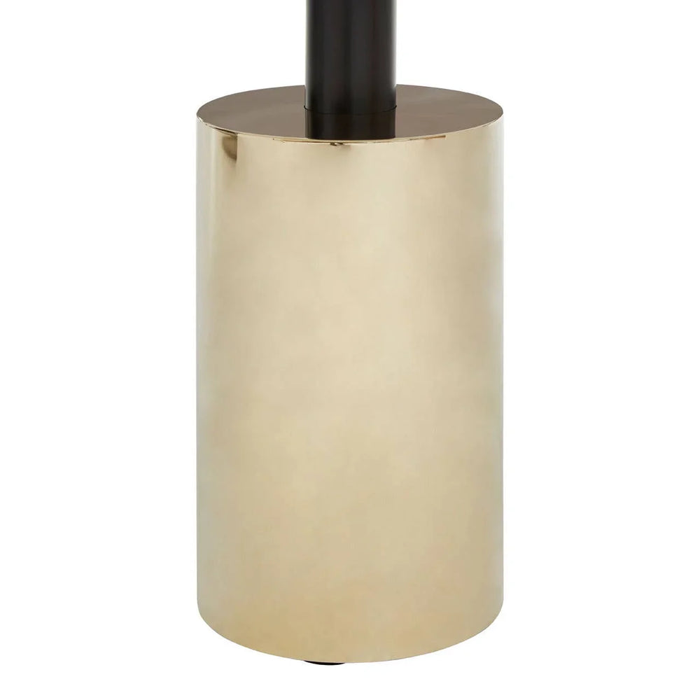 Elegant Glass & Gold End