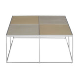 Geometric Silver & Gold Coffee