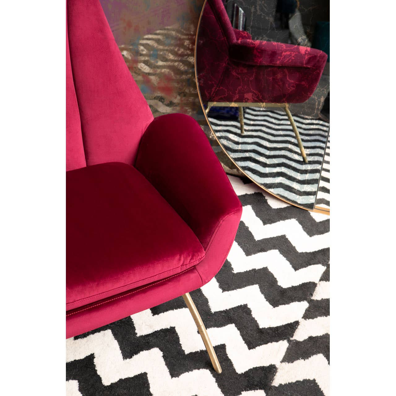Luxe Velvet Lounge Chair