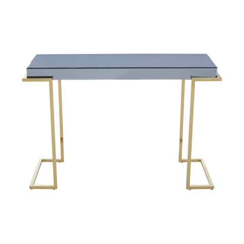 Glam Grey Glass Console