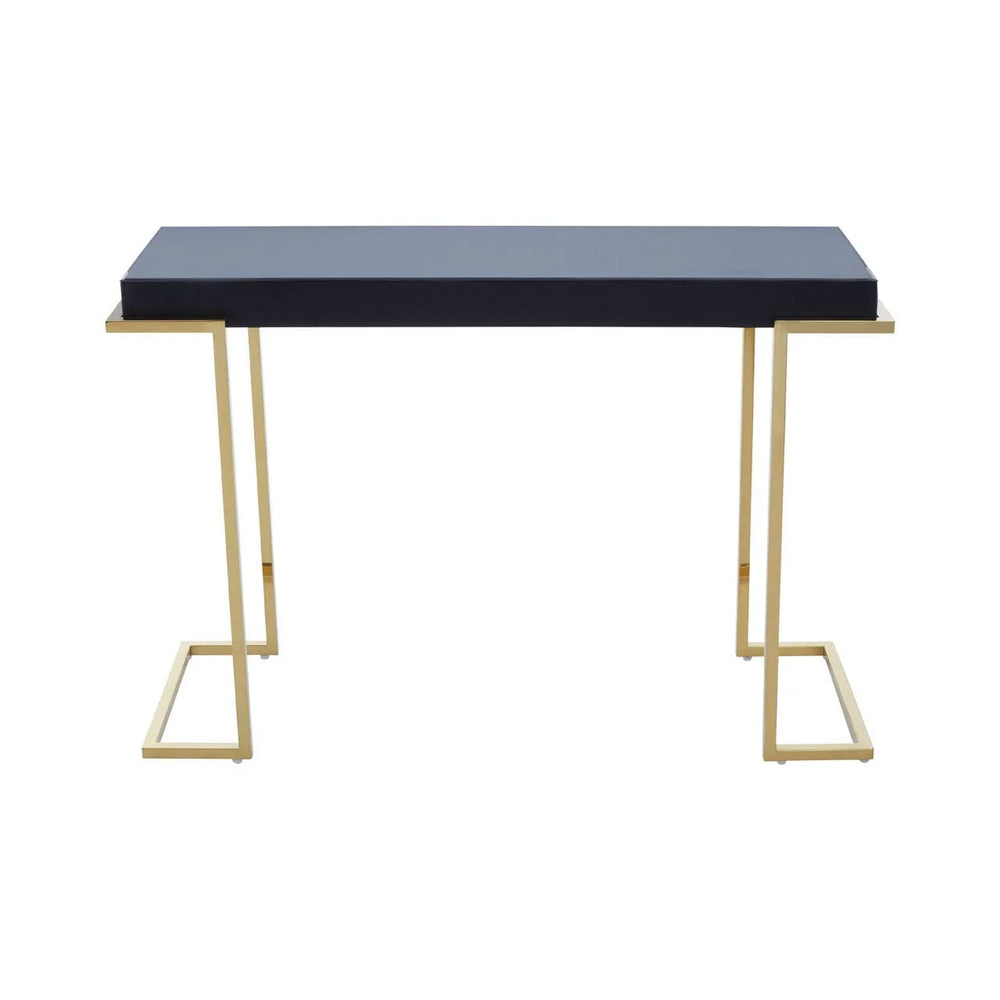 Glam Grey Glass Console
