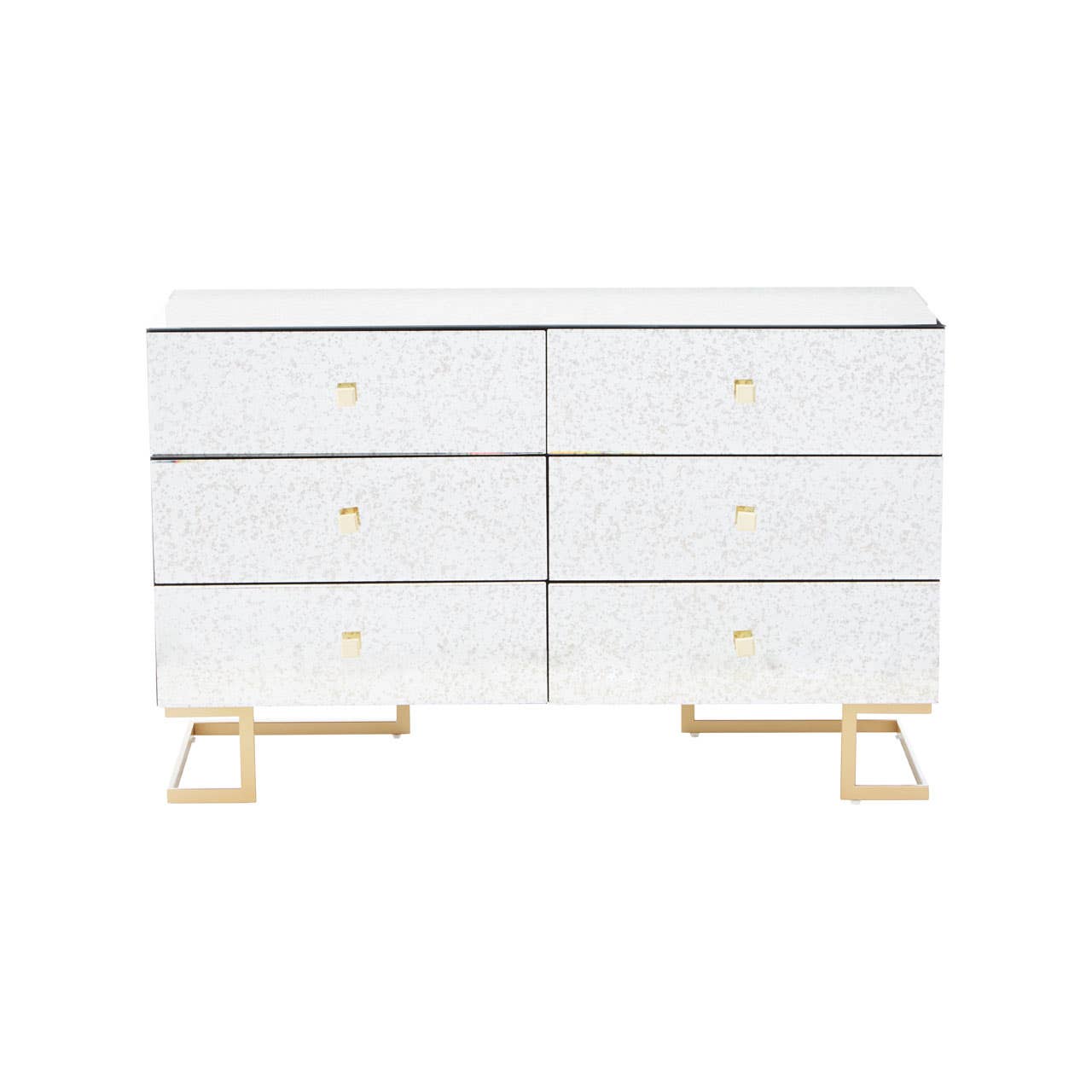Reflective Antique Mirrored Drawer Chest