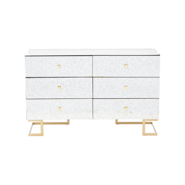 Reflective Antique Mirrored Drawer Chest