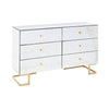 Reflective Antique Mirrored Drawer Chest