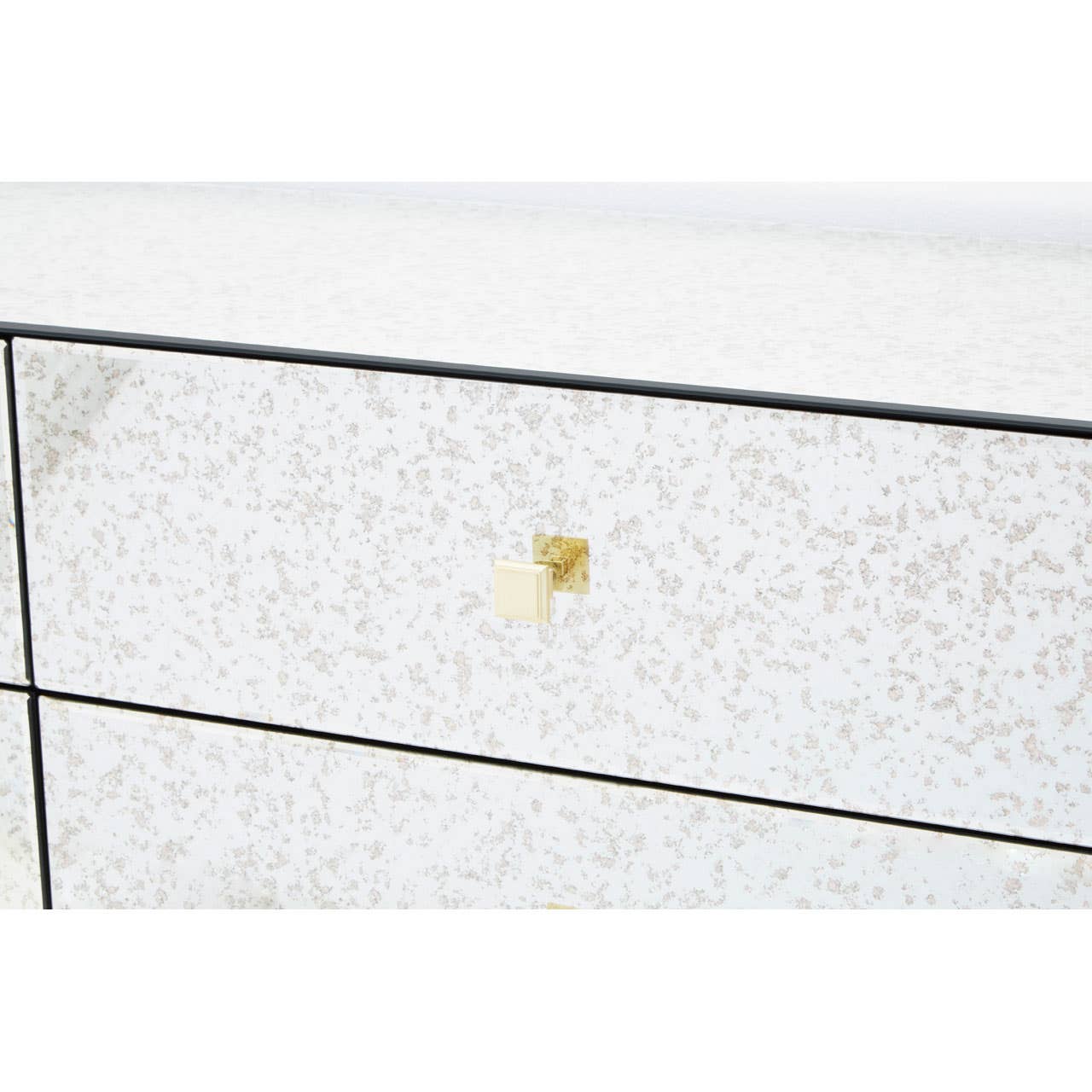 Reflective Antique Mirrored Drawer Chest